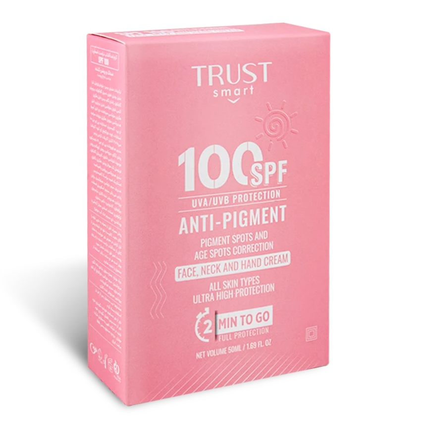 کرم ضدآفتاب SPF100 تراست اسمارت 2